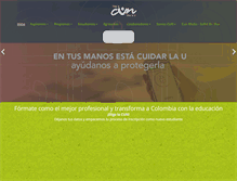 Tablet Screenshot of cun.edu.co